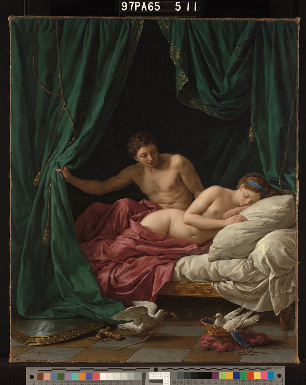 Mars a Venuše, Alegorie míru od Louis Jean François Lagrenée