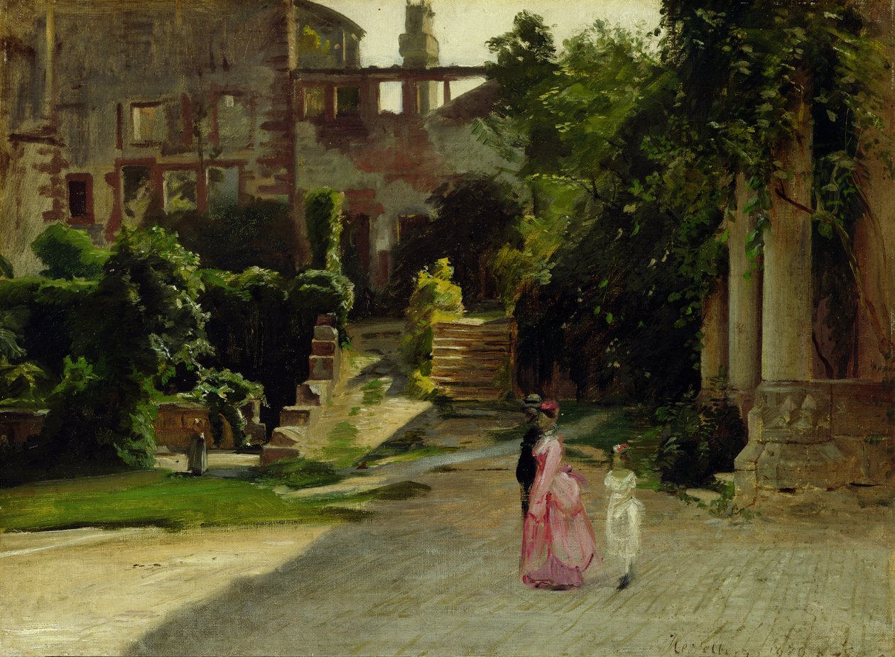 Zámek Heidelberg, 1870 od Louis Kolitz
