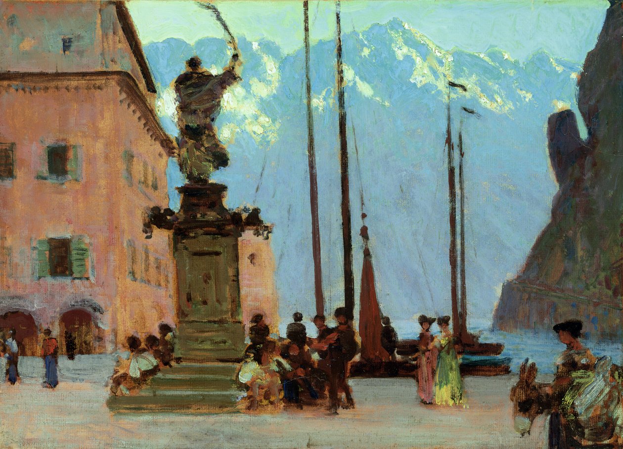 Riva del Garda, Itálie od Louis Kolitz