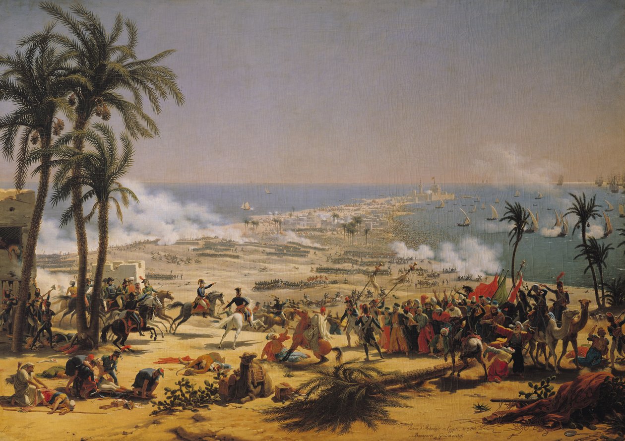 Bitva u Aboukiru, 25. července 1799 od Louis Lejeune