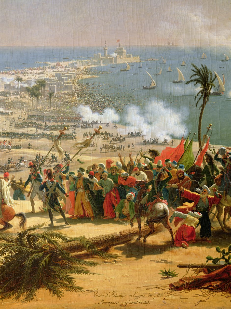 Bitva u Aboukiru, 25. července 1799 od Louis Lejeune