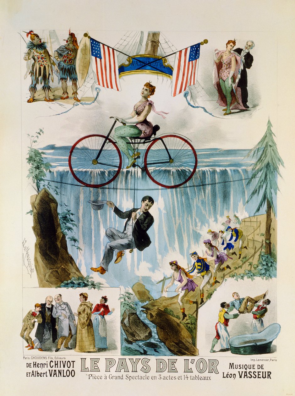 Reklamní plakát Le Pays dOr (Země zlata), cca 1880 od Louis Lemaresquier