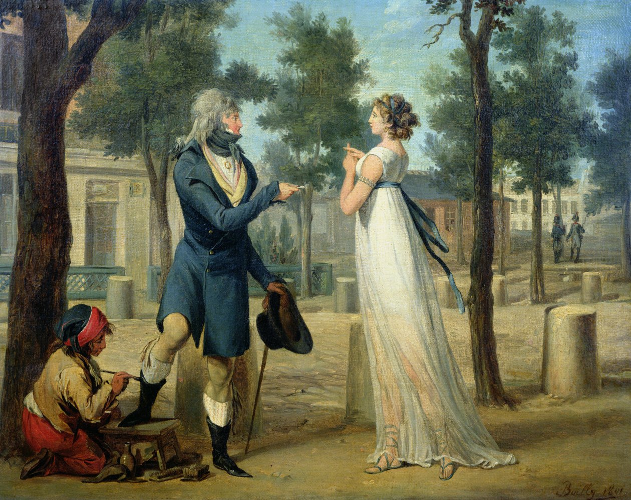 Neuvěřitelné a úžasné v Paříži, 1797 od Louis Leopold Boilly