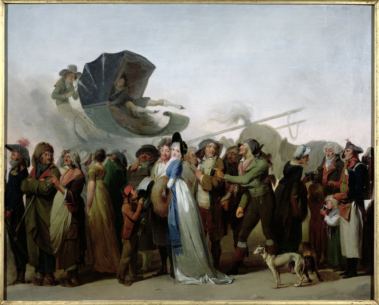 „Neuvěřitelný březen“ 1795 od Louis Leopold Boilly