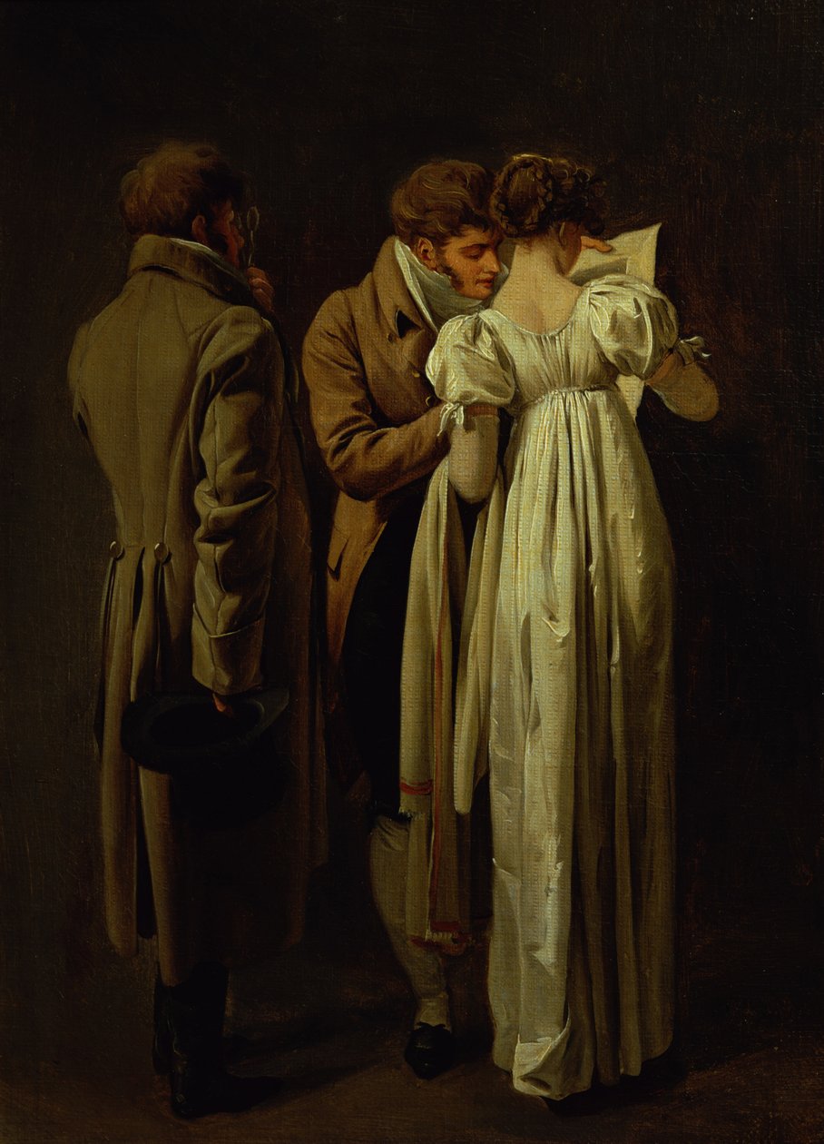 Sběratelé amatérského tisku od Louis Leopold Boilly