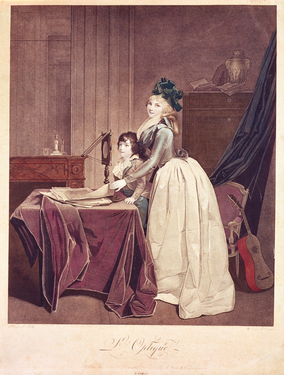 Optická iluze, 1794 od Louis Leopold Boilly