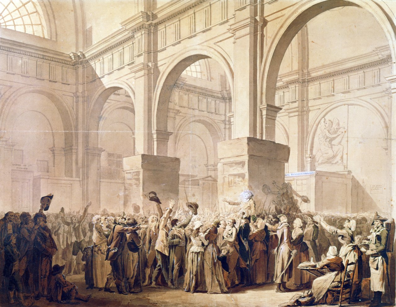 Triumph of Marat (24. dubna 1793) od Louis Leopold Boilly
