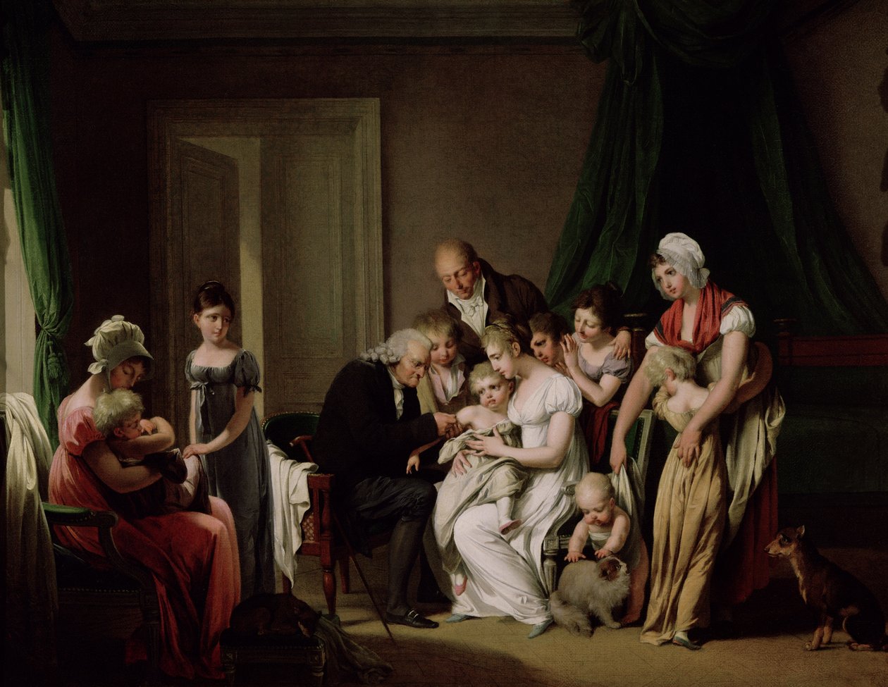 Očkování od Louis Leopold Boilly