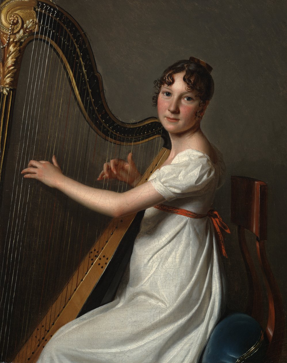 Mladý harfenista, kolem 1804–1806 od Louis Leopold Boilly