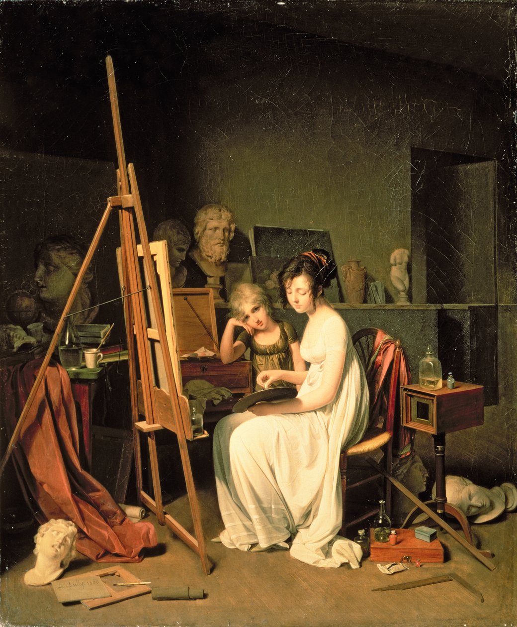 Umělecké studio od Louis Leopold Boilly