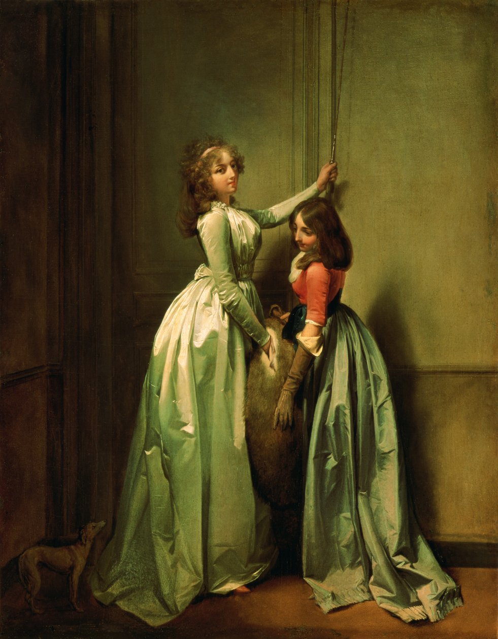 U vchodu, 1796-98 od Louis Leopold Boilly