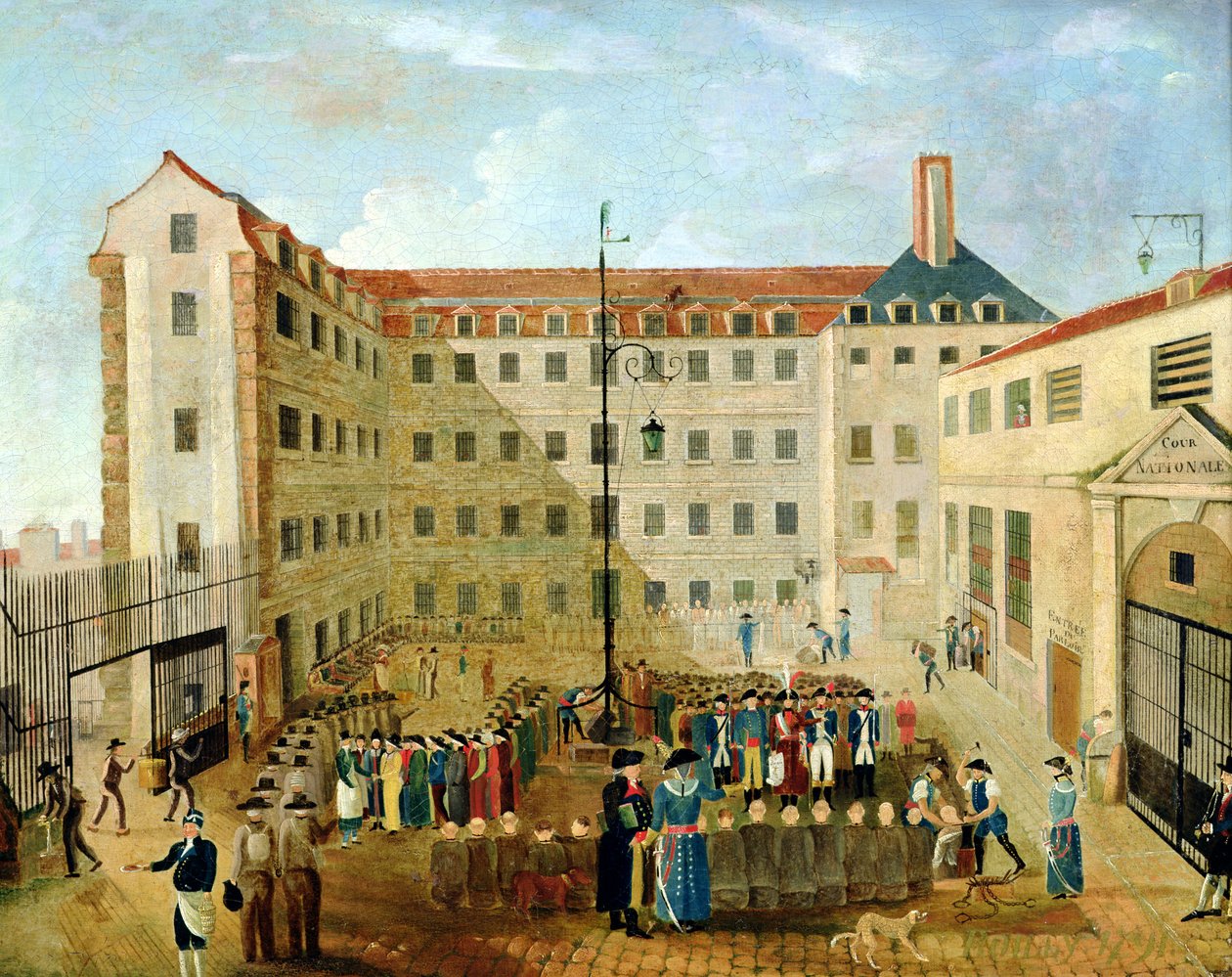 Spoutání vězňů v Bicetre, 1791 od Louis Leopold Boilly