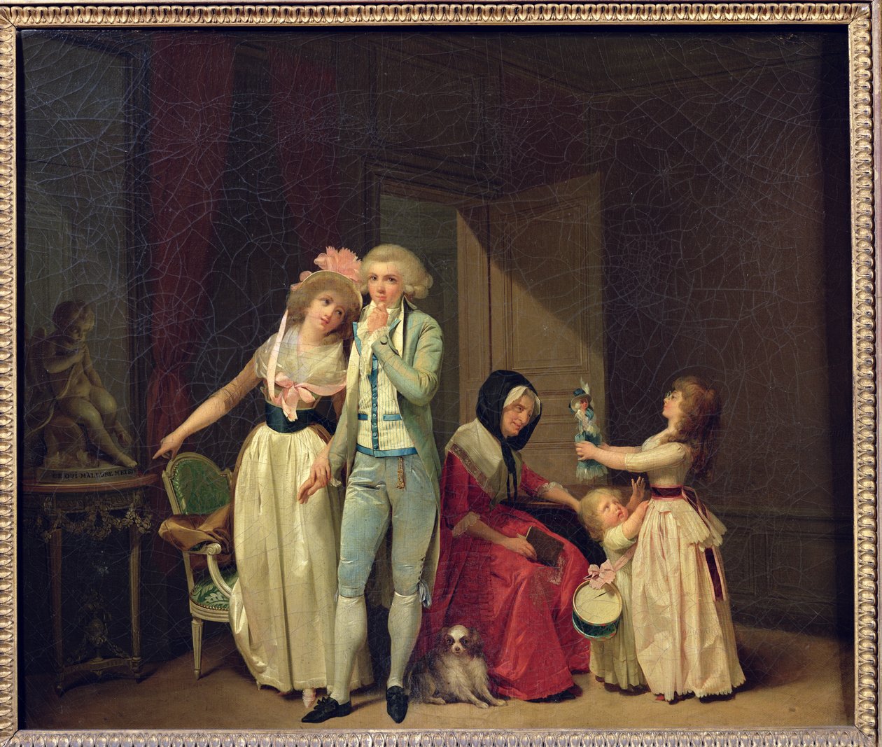 Ti, kteří inspirují lásku, uhaste ji aneb The Philosopher, 1790 od Louis Leopold Boilly
