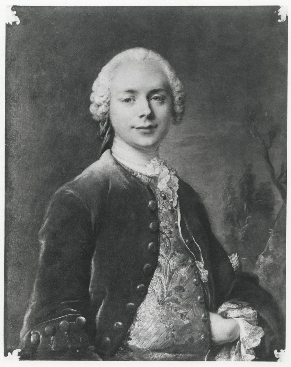 Portrét Jean Baptiste Louis Gresset od Louis Tocqué