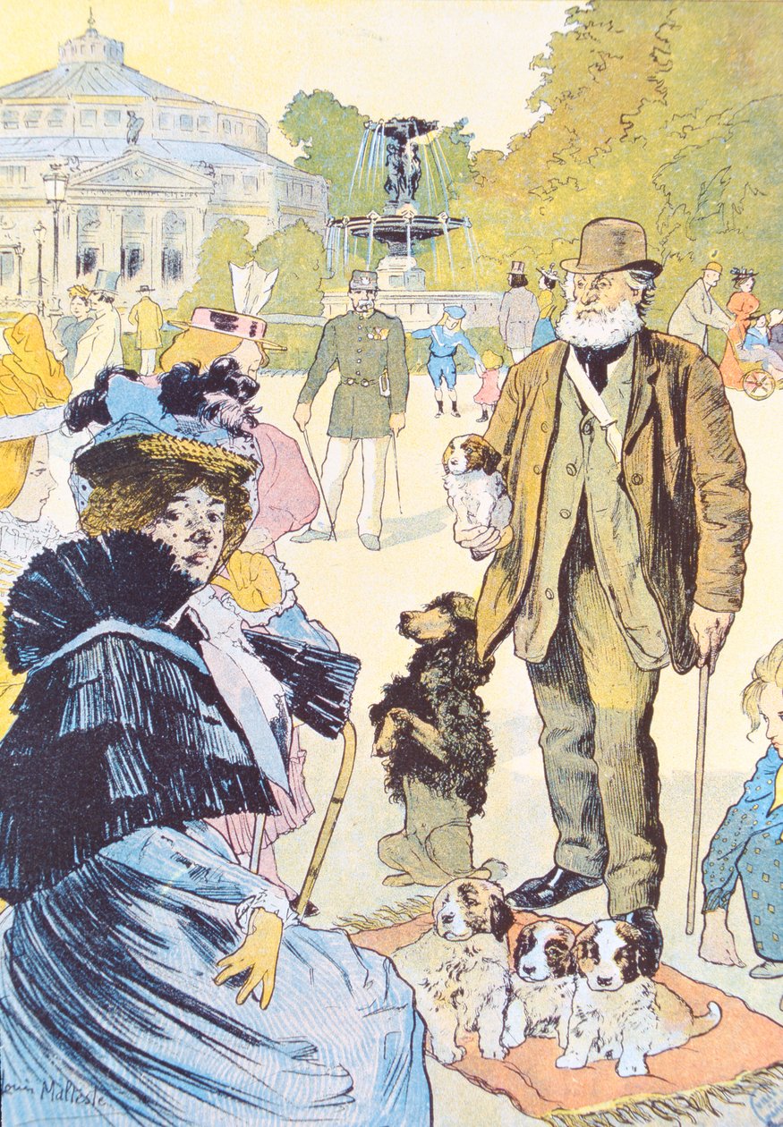 Mimo restauraci Ledoyen na Champs-Elysées, Paříž, 1897 od Louis Malteste