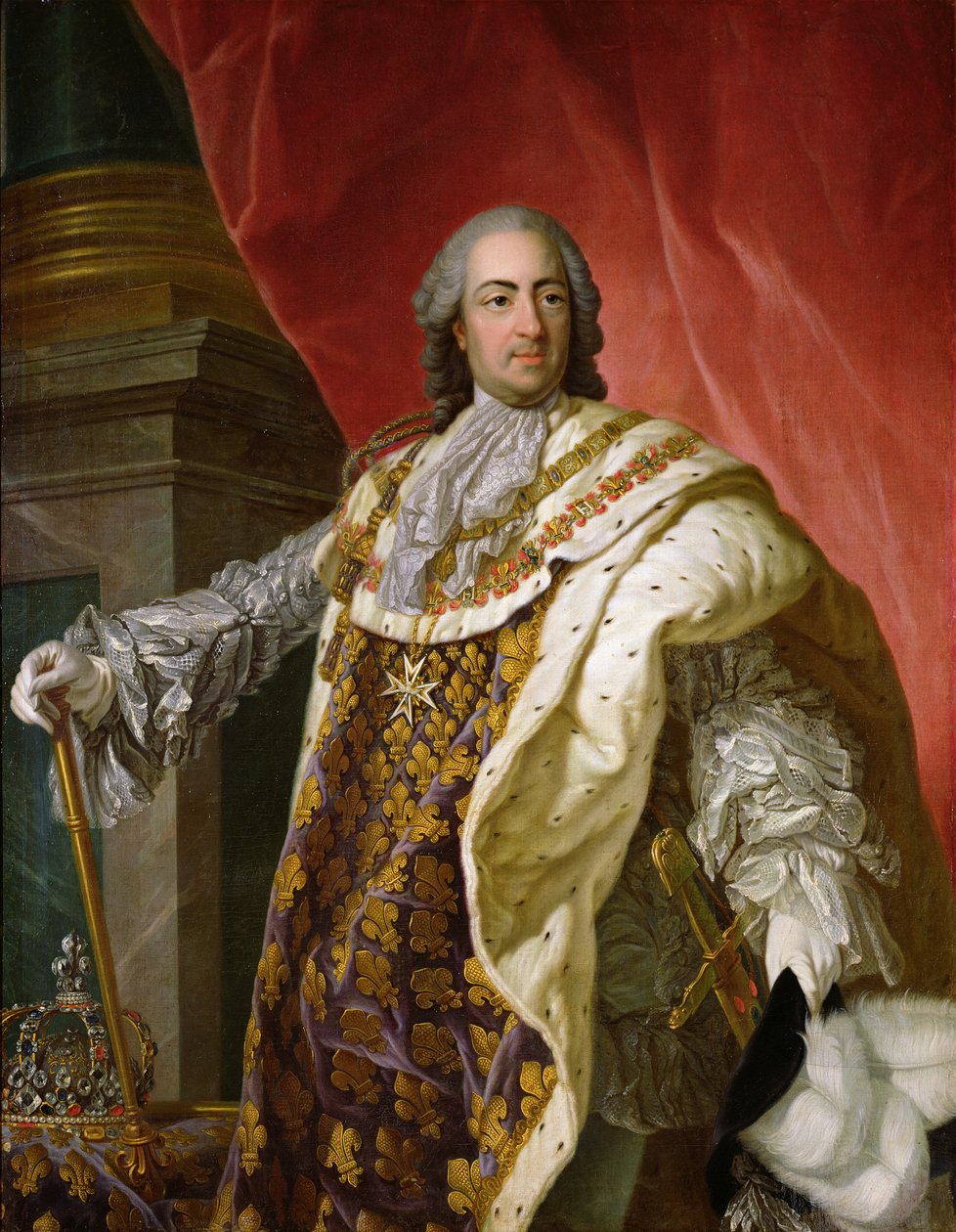 Ludvík XV (1710-74) od Louis Michel van Loo