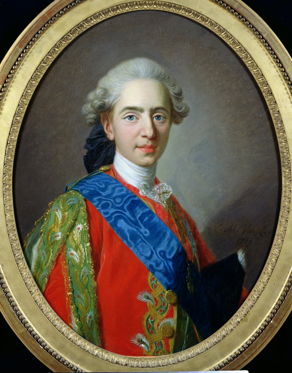 Portrét Dauphina Louise z Francie (1754-93) ve věku 15 let, 1769 od Louis Michel van Loo
