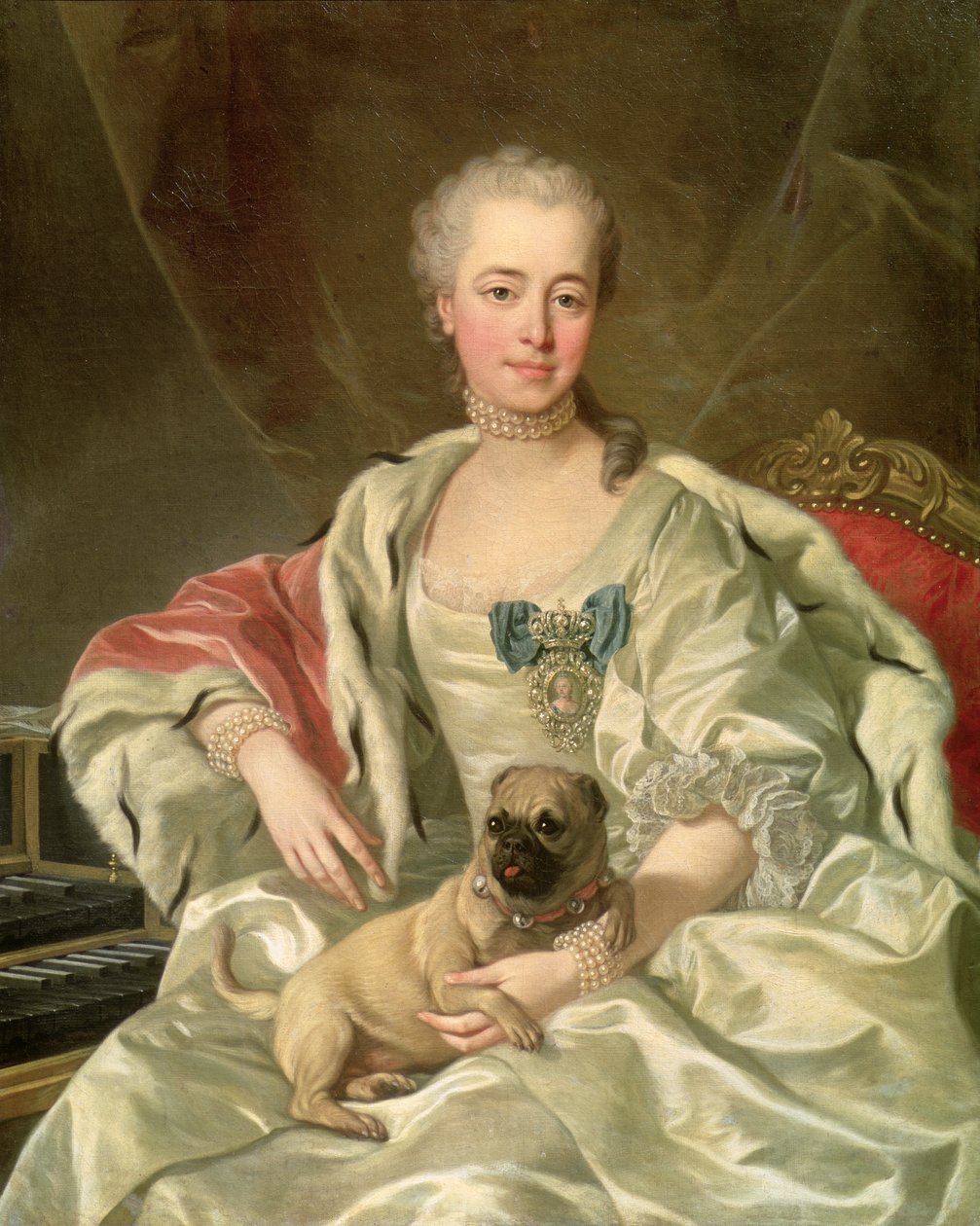 Princezna Ekaterina Golitsyna (1720-91) 1759 od Louis Michel van Loo