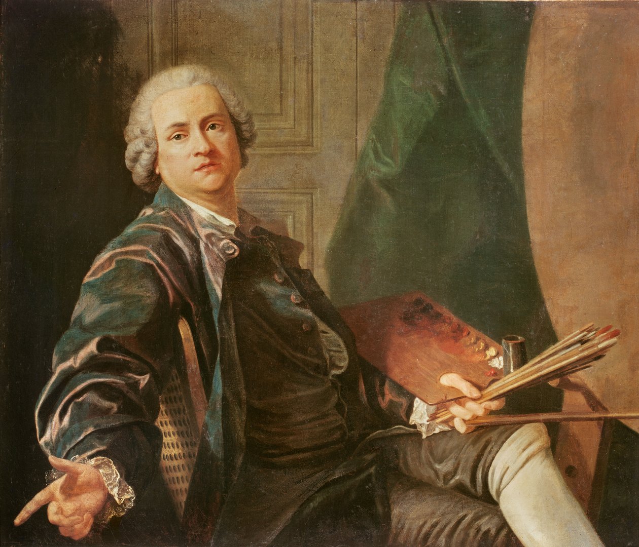 Autoportrét od Louis Michel van Loo