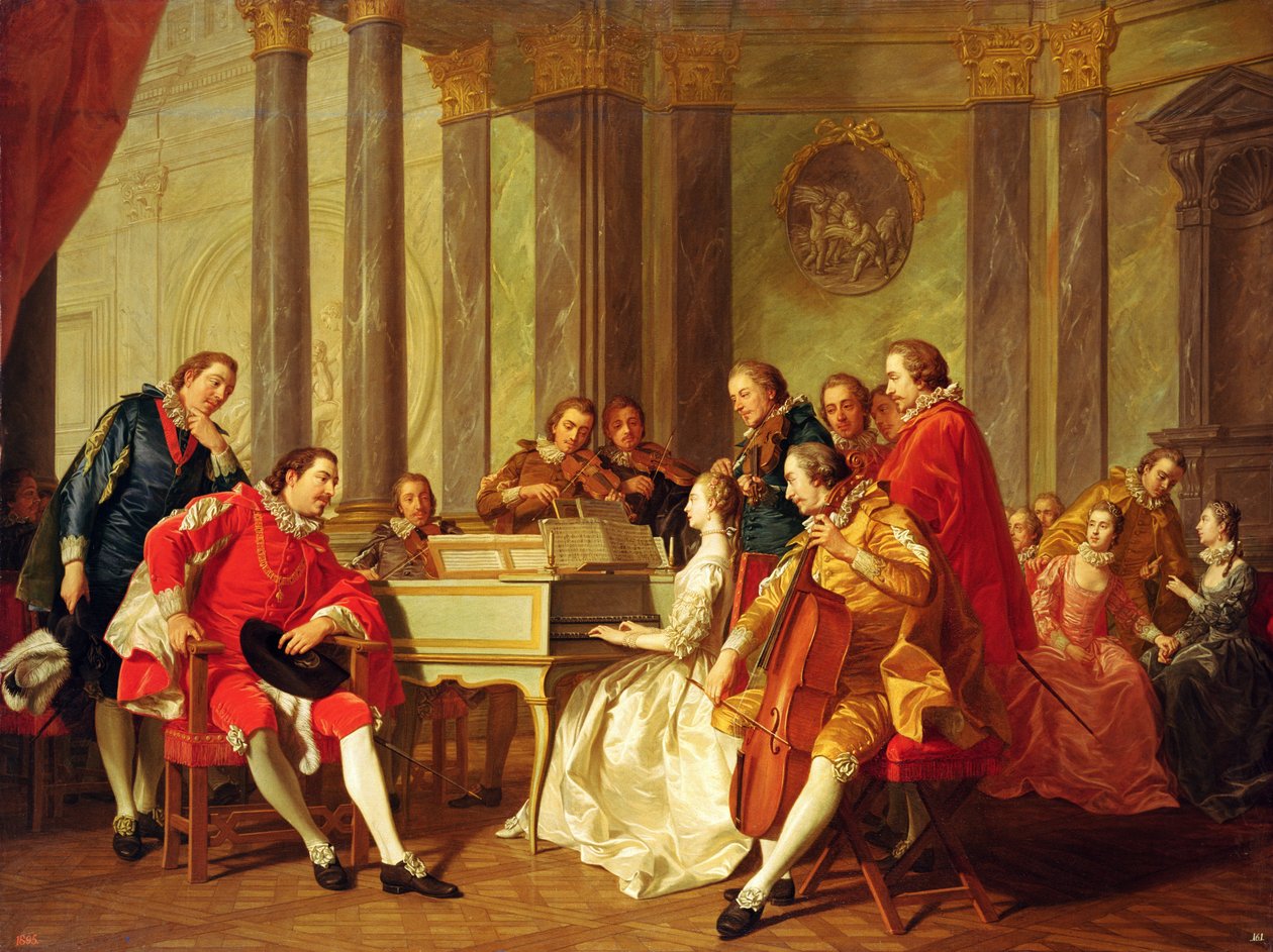 Sextet, 1768 od Louis Michel van Loo