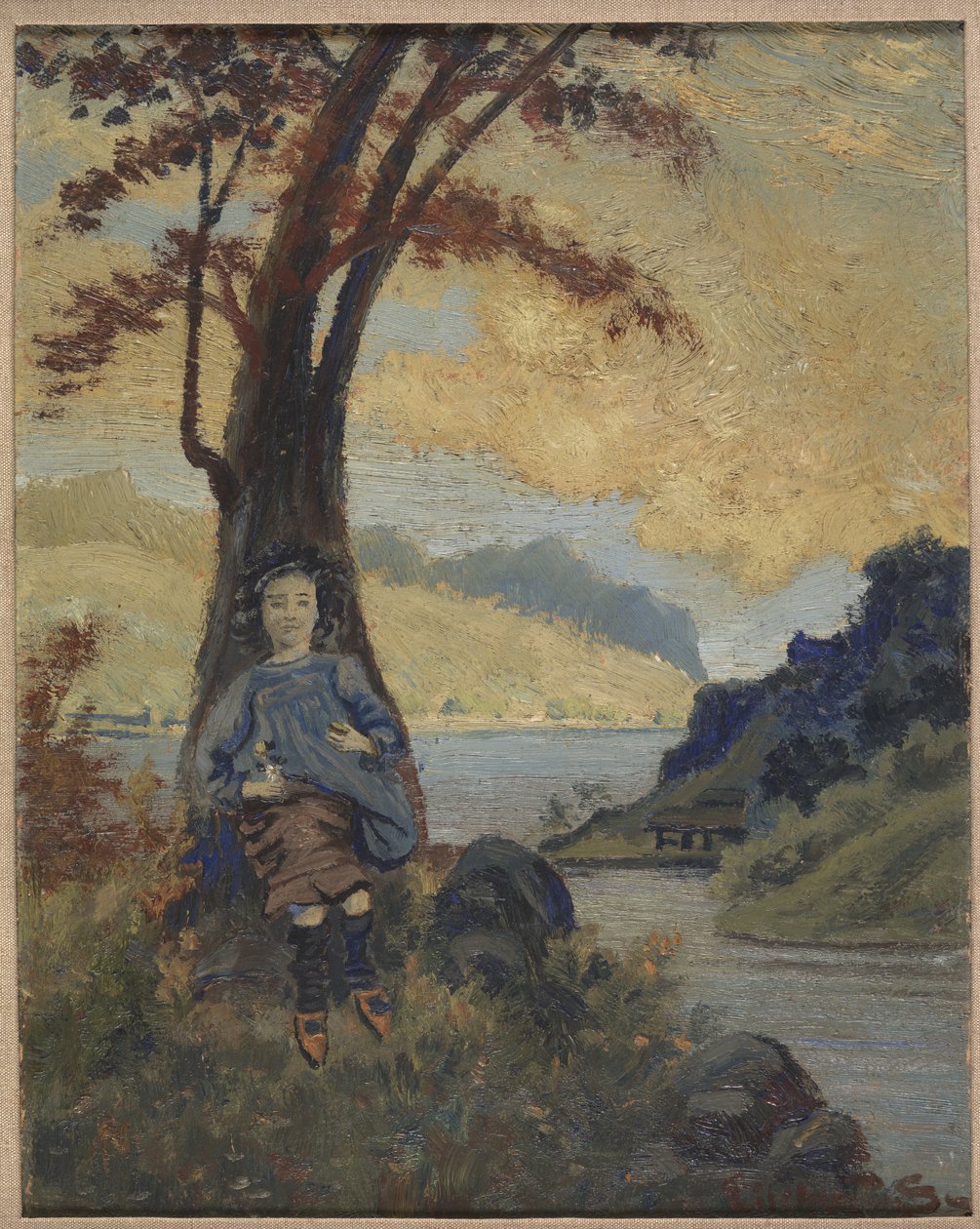 Italská dívka, kolem roku 1913 od Louis Michel Eilshemius