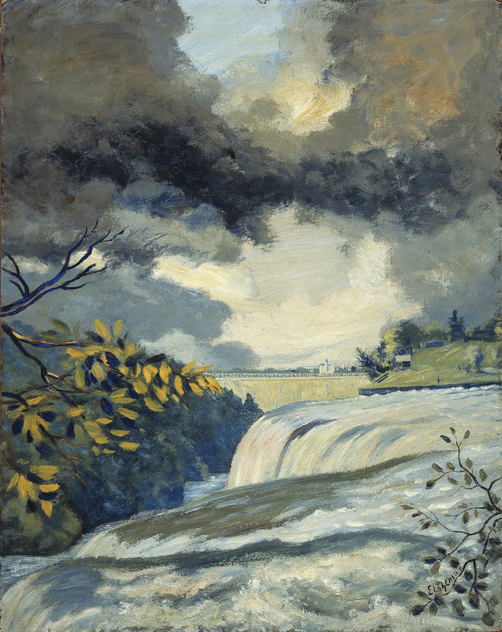Niagarské vodopády, 1907-08 od Louis Michel Eilshemius