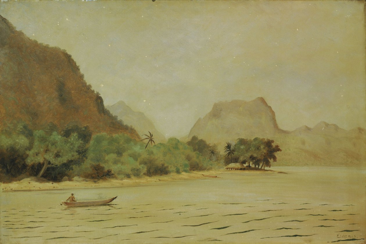 Soumrak na Samoa od Louis Michel Eilshemius