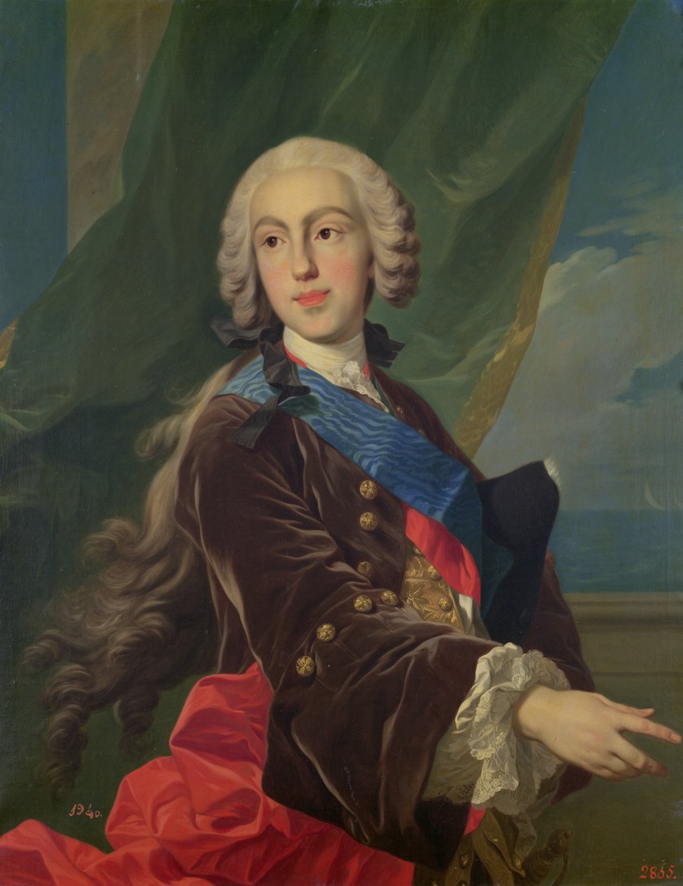 Infante Philip Bourbonský, vévoda z Parmy od Louis Michel van Loo