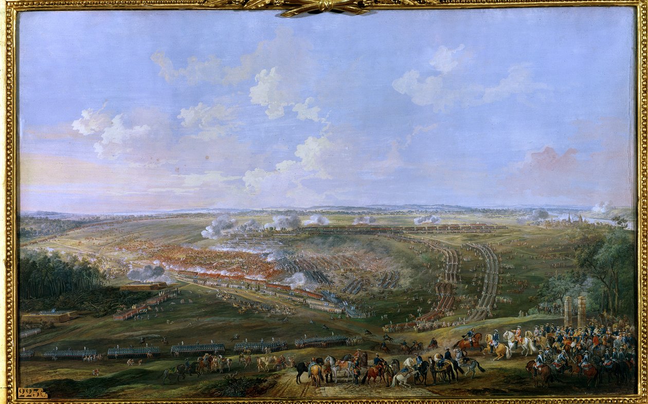 Bitva u Fontenoy, 11. května 1745, 1779 od Louis Nicolas van Blarenberghe