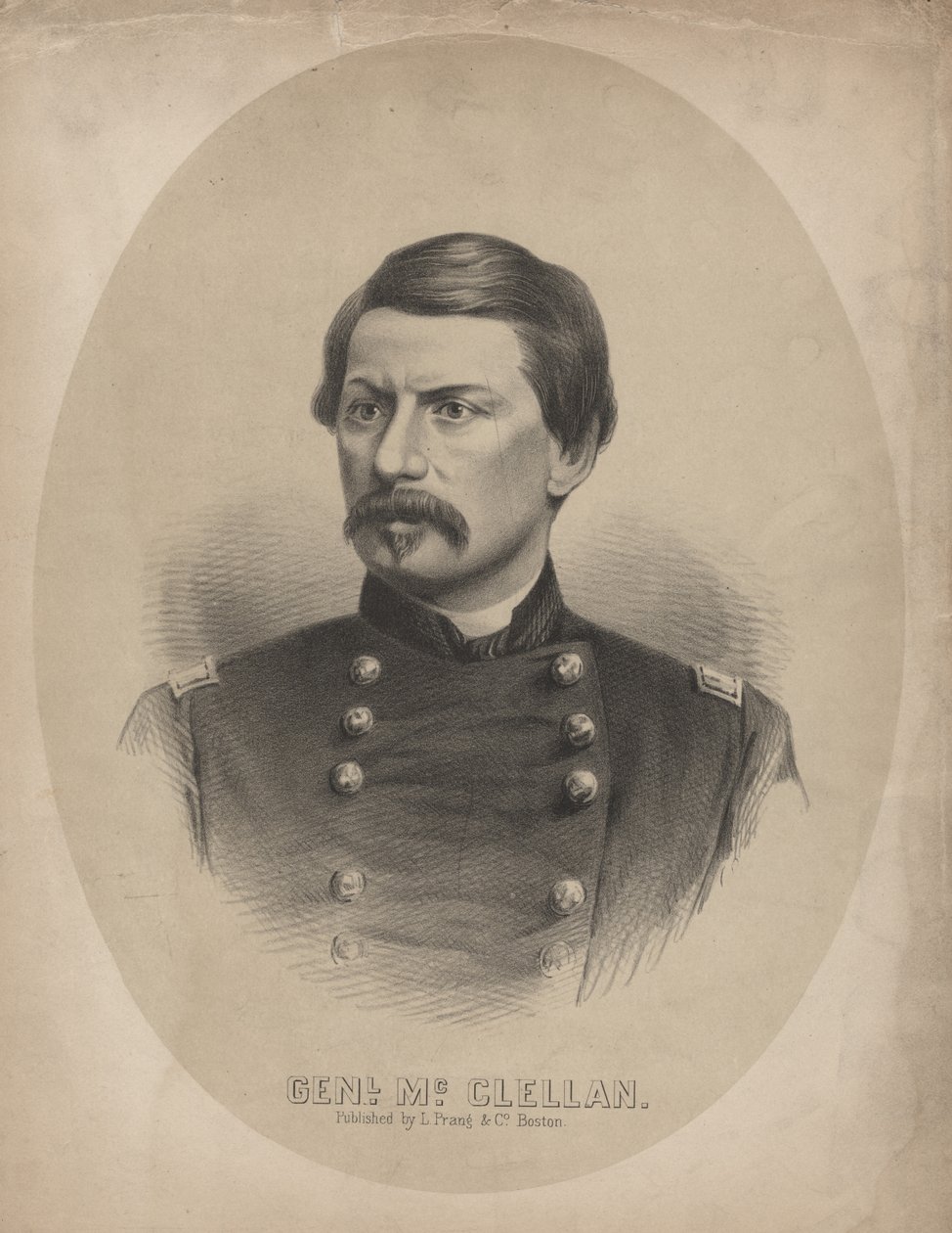 Generál McClellan, 1862 od Louis Prang