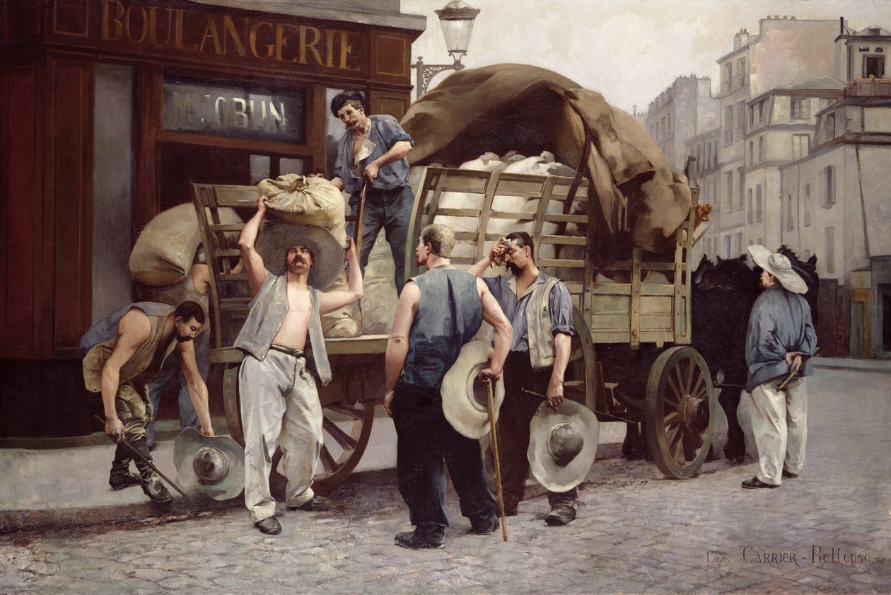 Rozvoz mouky, 1885 od Louis Robert Carrier Belleuse