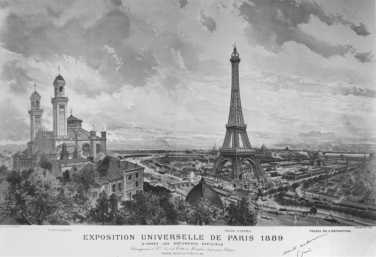The Exposition Universelle z roku 1889 od Louis Tauzin