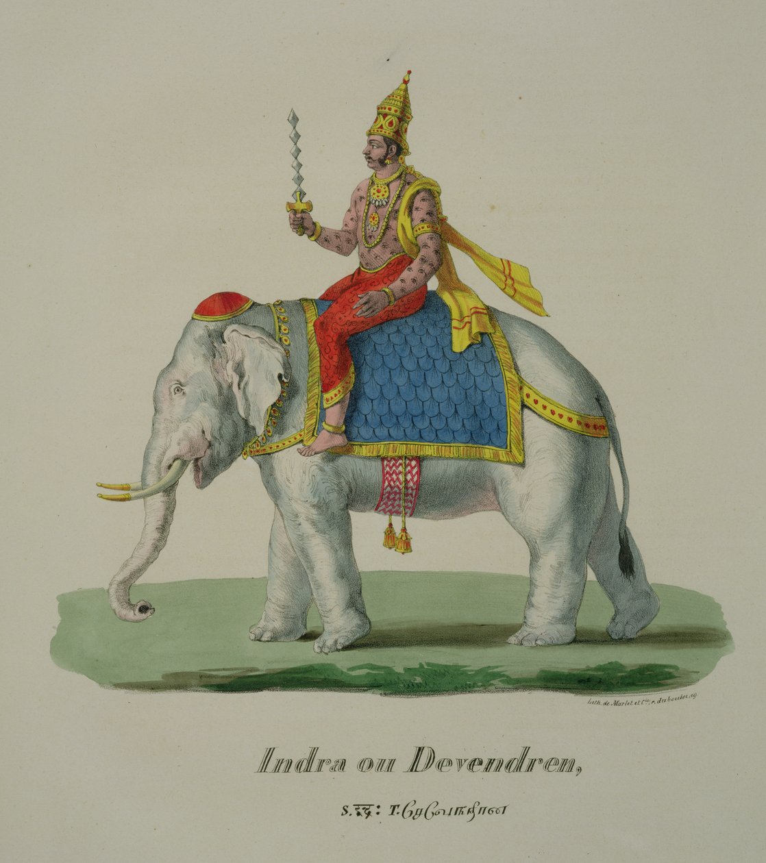 Indra, vyryl Marlet et Cie od Louis Thomas Bardel