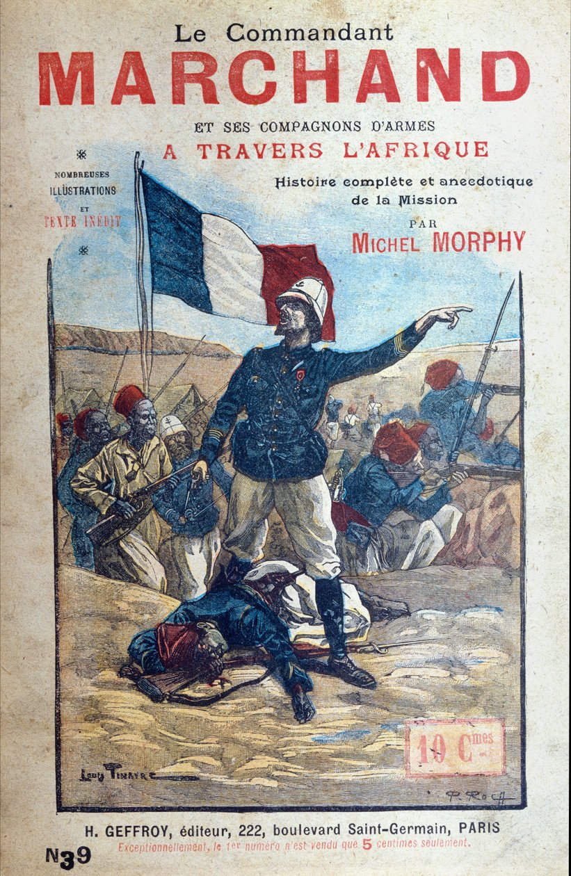 Obálka historie mise Marchand napříč Afrikou od Michela Morphyho od Louis Tinayre