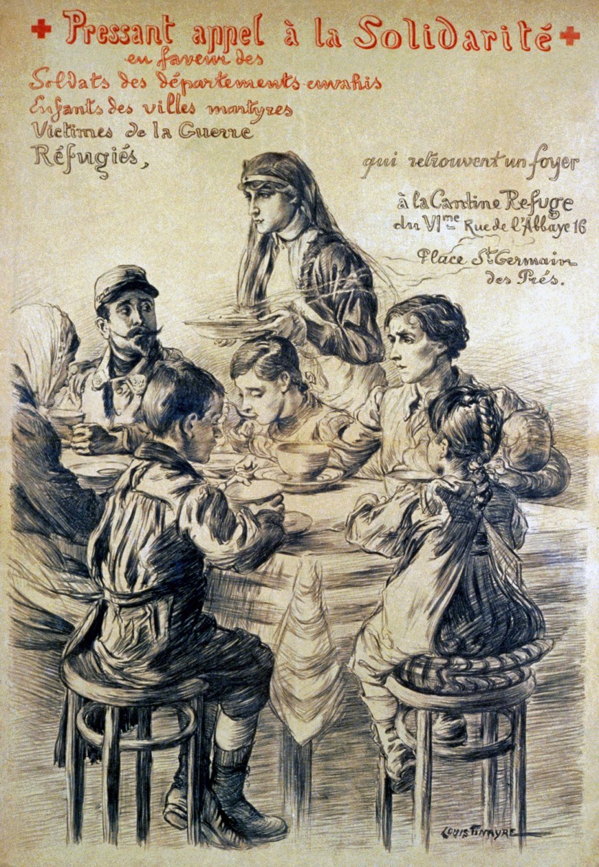 Naléhavé volání o podporu, 1917 od Louis Tinayre