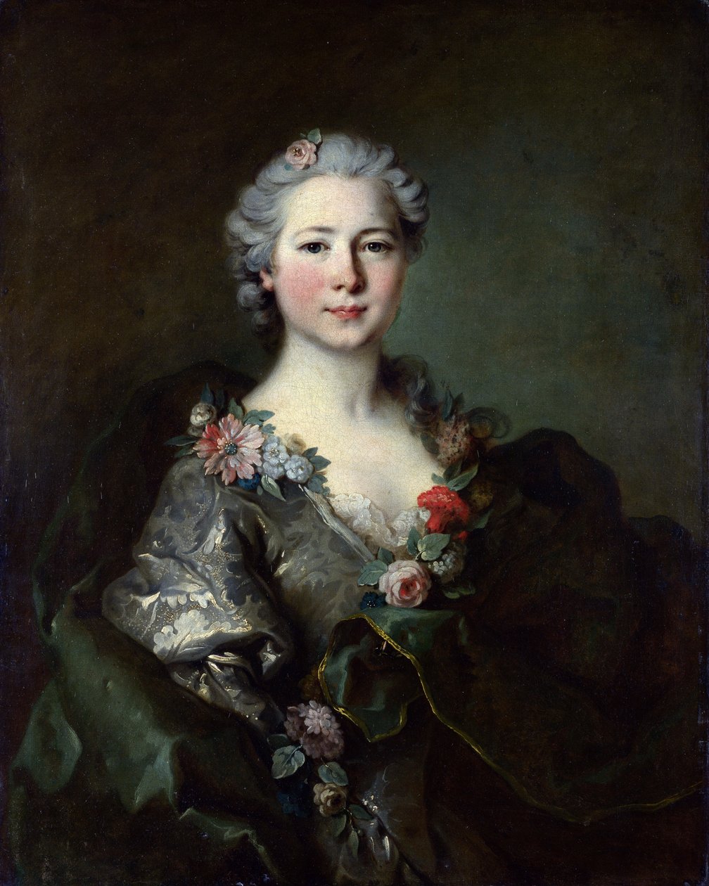 Pravděpodobně Portrét mademoiselle de Coislin od Louis Tocqué