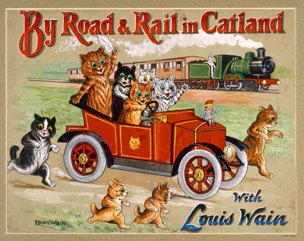 Po silnici a železnici v Catlandu, 20 od Louis Wain