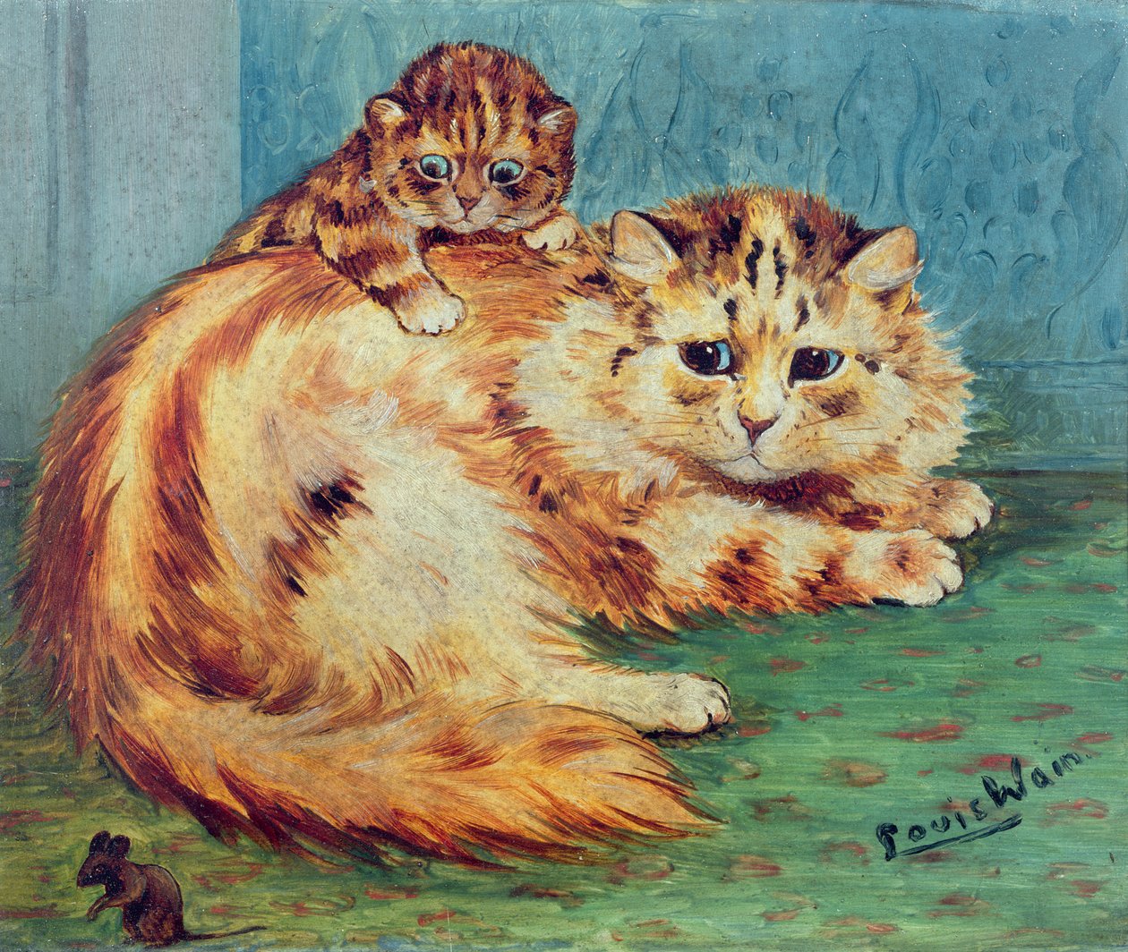 Drzá myš! (prkno) od Louis Wain