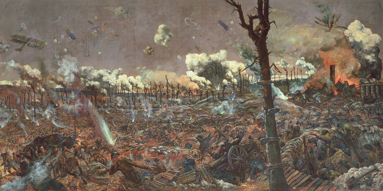 Bitva u Courcelette, 1918 od Louis Weirter