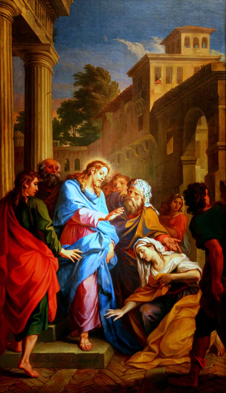 Kristus a hemoroid od Louis de Boullogne