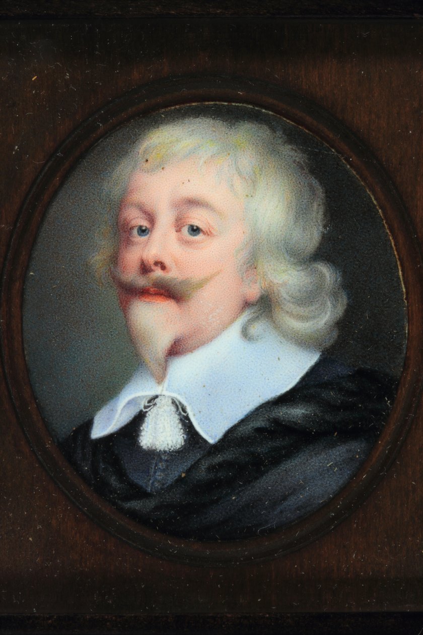 Sir Edward Littleton, Lord Littleton Of Munslow (smalt) od Louis du Guernier