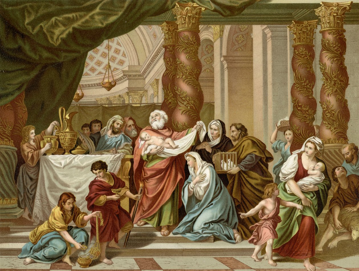 Simeonova hymna od Louis the Elder Boullogne