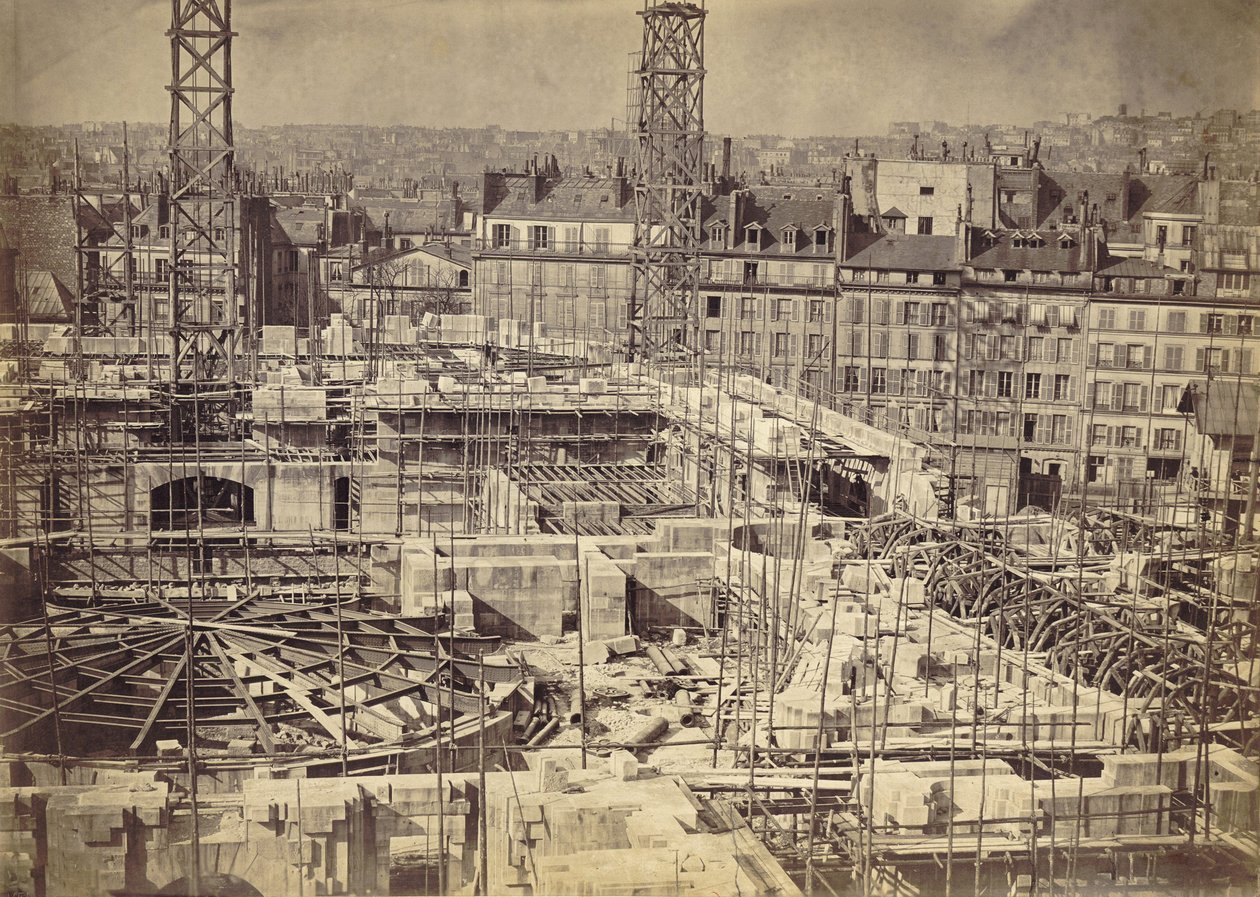 Budova pařížské opery (Palais Garnier) 25. března od Louis Emile Durandelle
