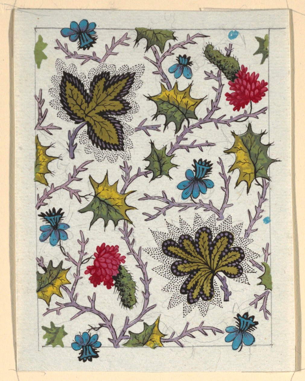 Květinový design pro potištěný textil od Louis Albert DuBois