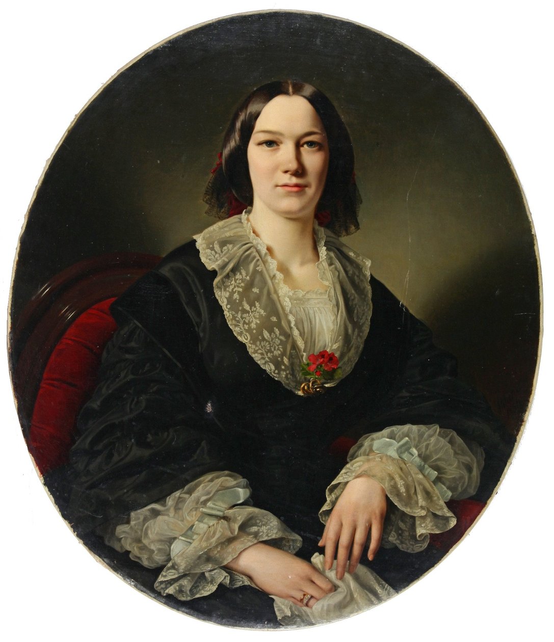 Portrét Marie Suwariny Rebekky Thyenové, rozené Wilkensové od Louis Ammy Blanc