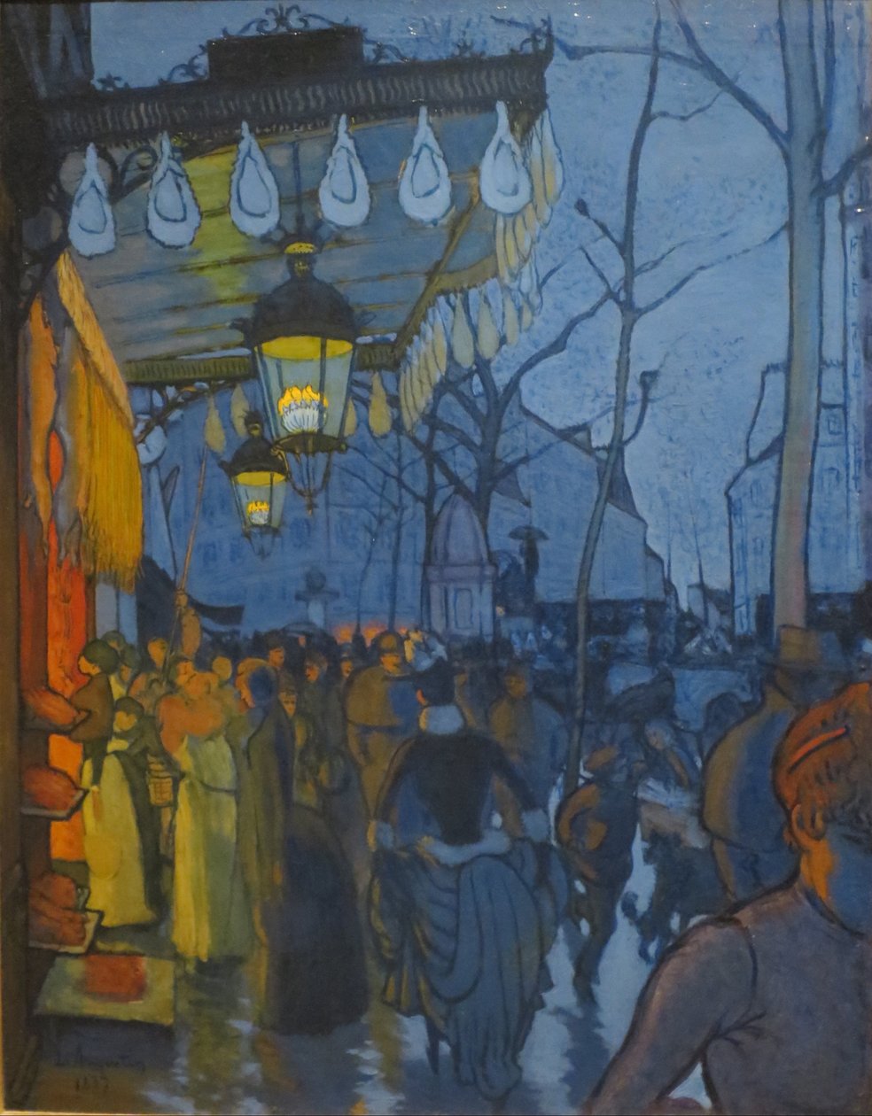 Avenue de Clichy: Pět hodin večer od Louis Anquetin