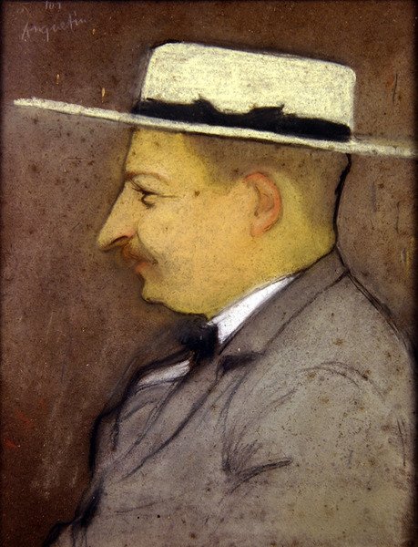 Doktor Henri Bourges, kolem roku 1890 (pastel) od Louis Anquetin