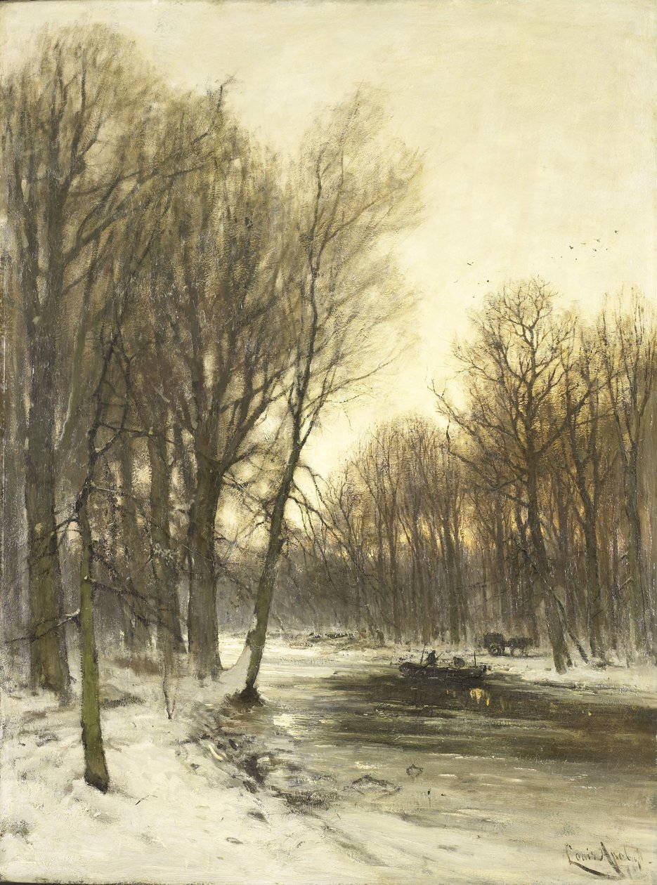 Odpolední pohled na Snowy Woods od Louis Apol