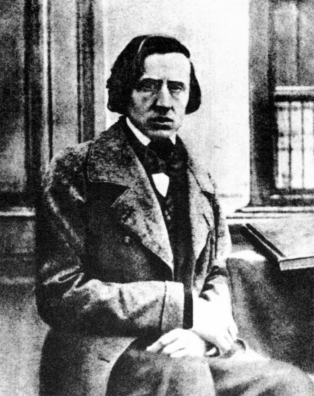 Frédéric Chopin , polský pianista a skladatel, 1849 od Louis Auguste Bisson