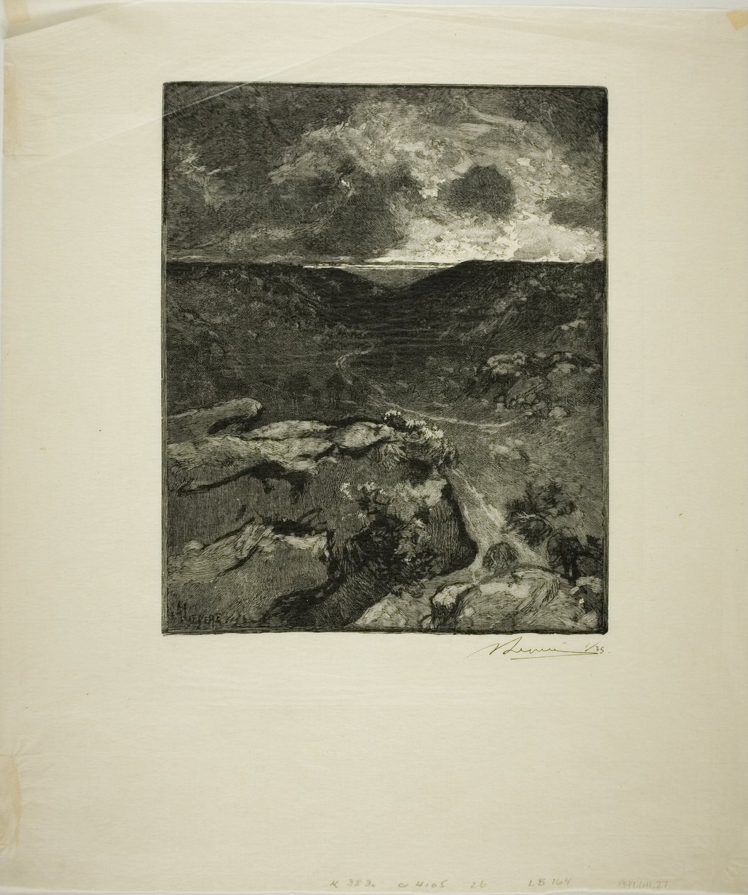 Franchard Valley od Louis Auguste Lepère